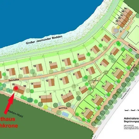 Reethaus-deichkrone Feriehus Breege